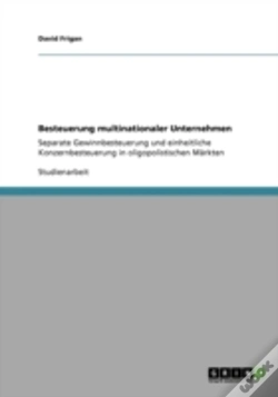 Capa do artigo Besteuerung Multinationaler Unternehmen