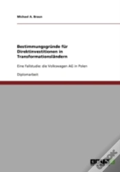Capa do artigo Bestimmungsgrunde Fur Direktinvestitionen In Transformationslandern
