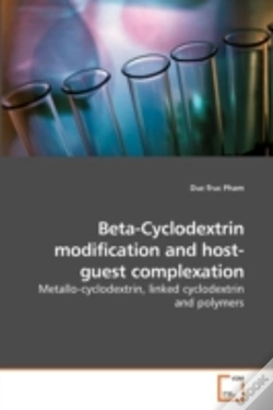 Capa do artigo Beta-Cyclodextrin Modification And