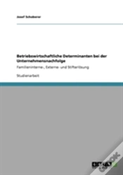 Capa do artigo Betriebswirtschaftliche Determinanten Bei Der Unternehmensnachfolge