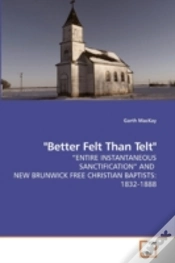 Capa do artigo "Better Felt Than Telt"
