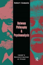 Between Philosophy And Psychoanalysis - Preview