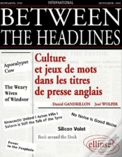 Capa do artigo Between The Headlines - Culture Et Jeux De Mots Dans Les Titres De Presse Anglais