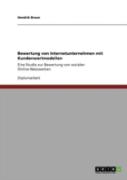 Bewertung Von Internetunternehmen Mit Kundenwertmodellen