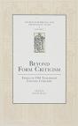 Beyond Form Criticism - Preview