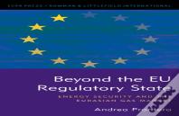Beyond The Eu Regulatory State