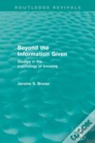 Beyond The Information Given (Routledge Revivals)