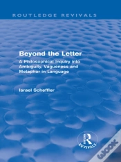 Capa do artigo Beyond The Letter (Routledge Revivals)