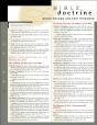 Bible Doctrine Laminated Sheet - Preview