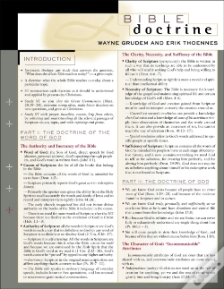 Capa do artigo Bible Doctrine Laminated Sheet