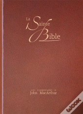 Bible Neg Macarthur Rigide Similicuir, Brun