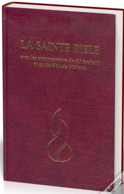 Capa do artigo Bible Neg Scofield Rigide Grenat, Tranche Blanche