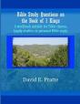 Bible Study Questions On The Book Of 1 Kings - Preview