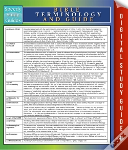 Capa do artigo Bible Terminology And Guide