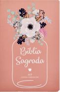 Bíblia Sagrada - Capa Slim - Flor de Pote