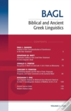 Capa do artigo Biblical And Ancient Greek Linguistics, Volume 2