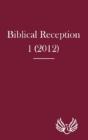 Biblical Reception 1 (2012) - Preview