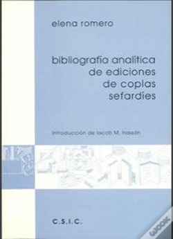 Capa do artigo Bibliografía Analítica De Ediciones De Coplas Sefardíes