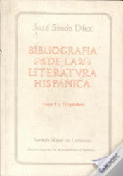Capa do artigo Bibliografía De La Literatura Hispánica. Tomos V-Vi. Apéndices. Siglos Xvi Y Xvii