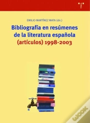 Capa do artigo Bibliografía En Resúmenes De La Literatura Española