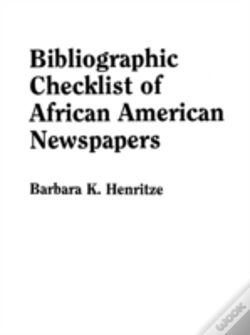 Capa do artigo Bibliographic Checklist Of African American Newspapers
