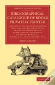 Capa do artigo Bibliographical Catalogue Of Books Privately Printed