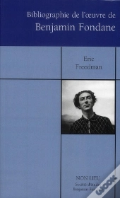 Bibliographie De L'Oeuvre De Benjamin Fondane