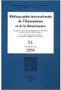 Bibliographie Internationale De L'Humanisme Et De La Renaissance Tome 40 ; Travaux Parus En 2004 - Preview