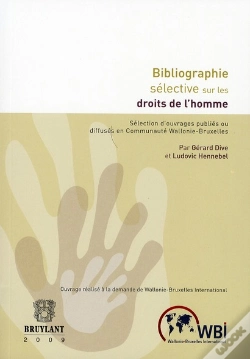Capa do artigo Bibliographie Sélective Sur Les Droits De L'Homme