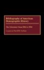 Bibliography Of American Demographic History - Preview