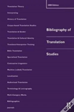 Capa do artigo Bibliography Of Translation Studies: 2000