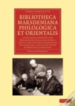 Capa do artigo Bibliotheca Marsdeniana Philologica Et Orientalis