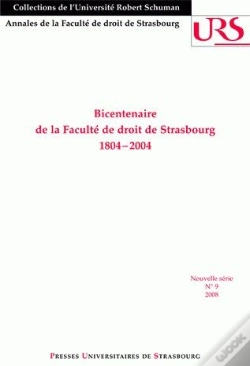 Capa do artigo Bicentenaire De La Faculté De Droit De Strasbourg, 1804-2004