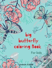 Big Butterfly Coloring Book: Butterfly N