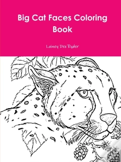 Capa do artigo Big Cat Faces Coloring Book