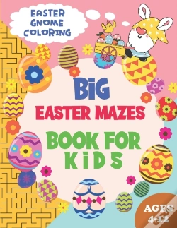 Capa do artigo Big Easter Mazes Book For Kids Ages 4-12