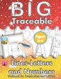 Big Traceable Lines-Letters & Numbers Workbook - Preview