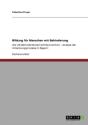 Bildung Far Menschen Mit Behinderung - Preview