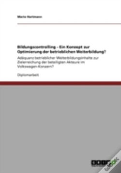 Capa do artigo Bildungscontrolling - Ein Konzept Zur Optimierung Der Betrieblichen Weiterbildung?