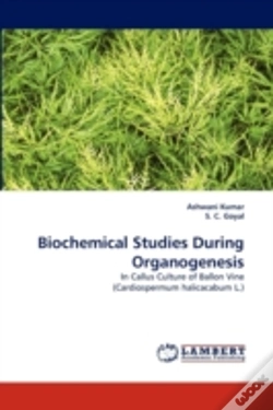 Capa do artigo Biochemical Studies During Organogenesis