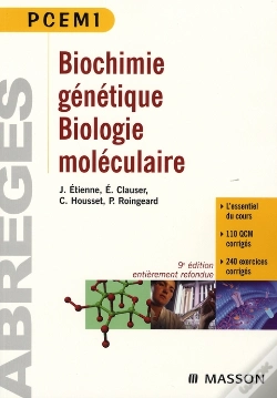 Capa do artigo Biochimie Génétique, Biologie Moléculaire (9e Édition)