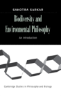Biodiversity And Environmental Philosophy - Preview
