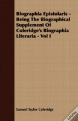 Capa do artigo Biographia Epistolaris - Being The Biogr