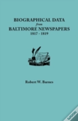 Capa do artigo Biographical Data From Baltimore Newspapers, 1817-1819