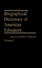 Biographical Dictionary Of American Educators V2 - Preview