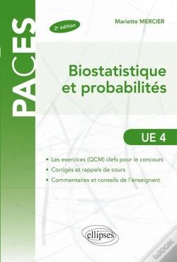 Capa do artigo Biostatistiques Et Probabilités ; Ue4  (2e Édition)