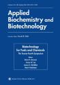 Biotechnology For Fuels And Chemicals - Preview