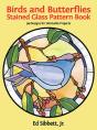 Birds And Butterflies Stained Glass Pattern Book - Preview