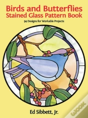 Capa do artigo Birds And Butterflies Stained Glass Pattern Book