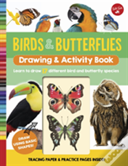 Birds & Butterflies Drawing & Activity Book